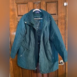 Dark Green/Teal Mackintosh New England 2x Coat - worn but in great condi…